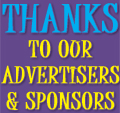 Thanks to our advertisers and sponsors